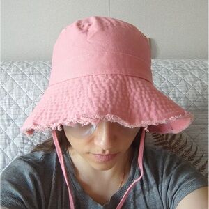 Pink Kids Sun Hat